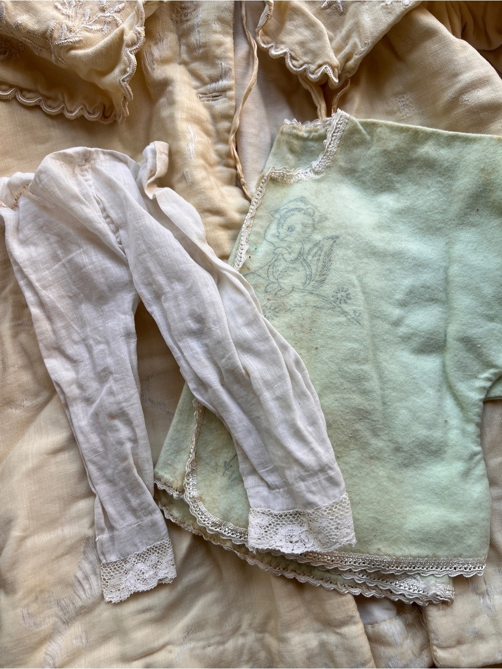 Antique Baby Doll Clothing & Accessories Bundle - Picture 6 of 11